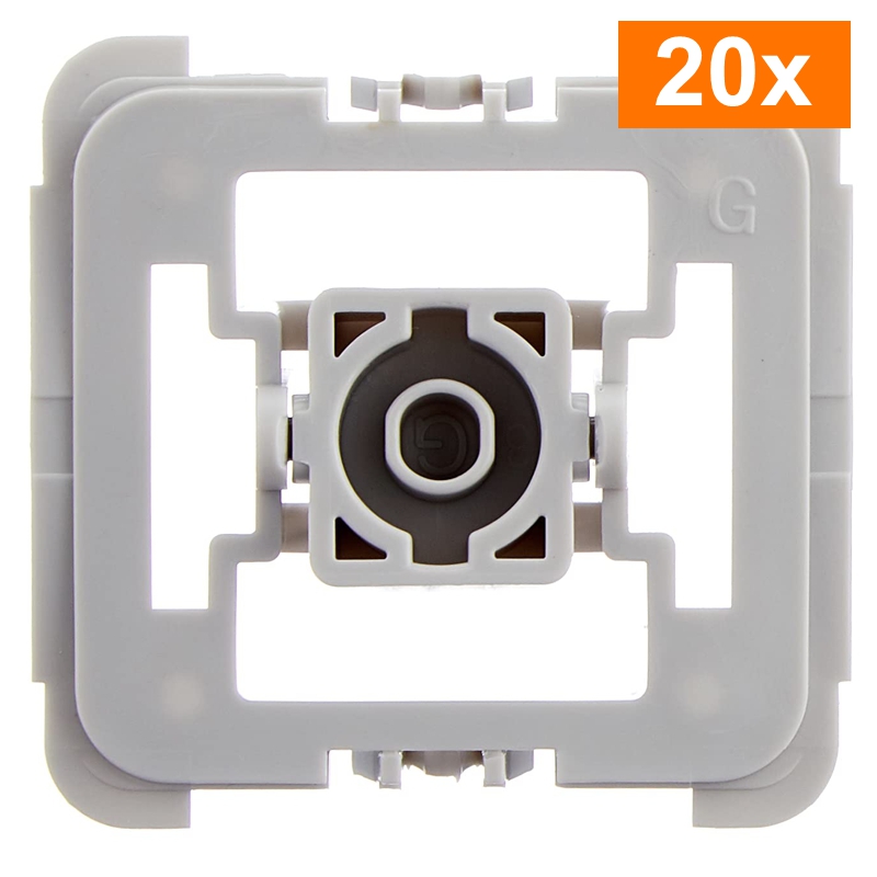 Homematic IP Adaptér Gira 55, set 20ks — EQ3-ADA-G55-20
