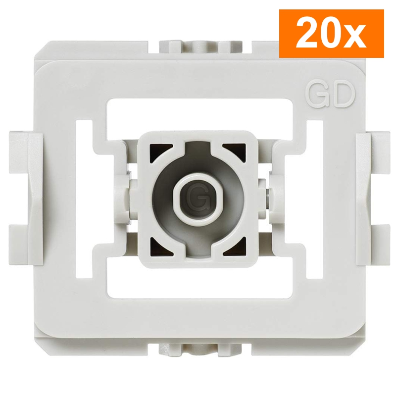 Homematic IP Adaptér Gira Standard, set 20ks — EQ3-ADA-GS-20