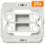 Homematic IP Adaptér Berker B2, set 20ks — EQ3-ADA-B2-20