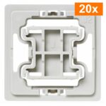 Homematic IP Adaptér Jung J2, set 20ks — EQ3-ADA-J2-20