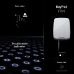 Ajax Superior KeyPad Fibra, bílá