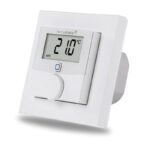 Homematic IP Nástěnný termostat se senzorem vlhkosti a spínaným výstupem 230V – zápustná montáž — HmIP-BWTH