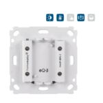 Homematic IP Napájecí zdroj bateriových komponent 55 mm — 3V, zápustná montáž — HmIP-BPS-2