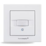 Homematic IP Drátový PIR detektor pohybu — pro 55 mm rámeček, vnitřní — HmIPW-SMI55