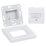 Homematic IP Drátový PIR detektor pohybu — pro 55 mm rámeček, vnitřní — HmIPW-SMI55