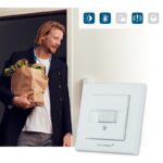 Homematic IP Drátový PIR detektor pohybu — pro 55 mm rámeček, vnitřní — HmIPW-SMI55