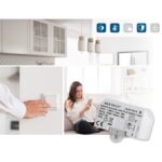 Homematic IP Spínací akční člen se vstupem pro tlačítko — 16A, skrytá montáž — HmIP-FSI16