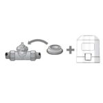Homematic IP Adaptér ventilu typ VA80 — 5 kusů — EQ3-ADA-VA80