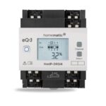 Homematic IP Spínací akční člen s LCD — až 64A, na DIN lištu, 4 kanály — HmIP-DRSI4
