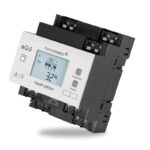 Homematic IP Spínací akční člen s LCD — až 64A, na DIN lištu, 4 kanály — HmIP-DRSI4