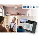 Homematic IP Spínací akční člen s LCD — až 64A, na DIN lištu, 4 kanály — HmIP-DRSI4