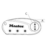 Karabina s navíjecím kabelem 1551EURDBLK — Master Lock