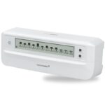 Homematic IP Drátový akční člen podlahového vytápění s LCD — 12 kanálů, 24V DC — HmIPW-FALMOT-C12