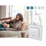 Homematic IP Kombinovaný senzor — CO2 , teplota, vlhkost (230V) — zápustná montáž — HmIP-SCTH230