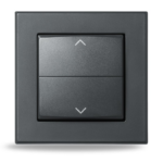 Homematic IP Kryt kolébkového vypínače — se symboly, antracit — HmIP-BRA-A