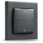 Homematic IP Kryt kolébkového vypínače — se symboly, antracit — HmIP-BRA-A