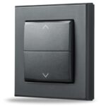 Homematic IP Kryt kolébkového vypínače — se symboly, antracit — HmIP-BRA-A