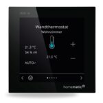 Homematic IP Drátový skleněný displej PLUS — HmIPW-WGD-PL