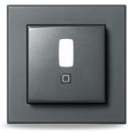 Homematic IP PIR detektor pohybu —  pro 55 mm rámeček, vnitřní, antracit — HmIP-SMI55-A