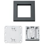 Homematic IP PIR detektor pohybu —  pro 55 mm rámeček, vnitřní, antracit — HmIP-SMI55-A