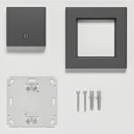 Homematic IP Senzor teploty a vlhkosti — vnitřní, antracit — HmIP-STH-A
