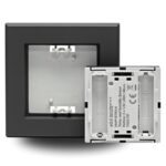 Homematic IP Senzor teploty a vlhkosti s displejem — vnitřní, antracit — HmIP-STHD-A