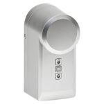 Homematic IP Pohon dveřního zámku, stříbrný — HmIP-DLD-S