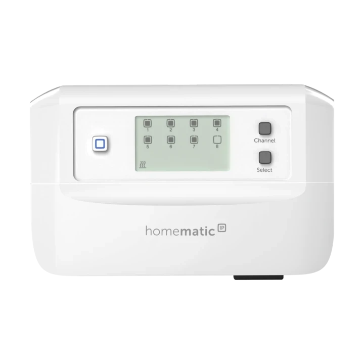 Homematic IP Akční člen podlahového vytápění – 8 kanálů, 230 V — HmIP-FALMOT-C8