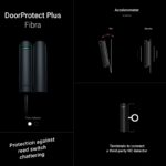 Ajax DoorProtect Plus Fibra, černá