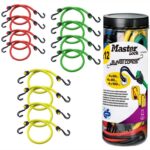 Upínací gumy s háčky Master Lock (12 ks / balení)