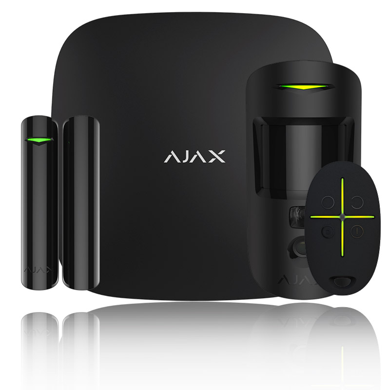 SET Ajax StarterKit Cam Plus, černá