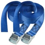 Upínací popruhy s kovovou přezkou Master Lock — 250cm (2 ks / balení)