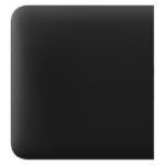 Ajax SideButton (1-gang/2-way) — Boční tlačítko, černá