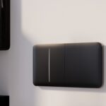 Ajax SideButton (2-gang) — Boční dvou tlačítko, bílá