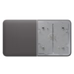 Ajax SideButton (1-gang/2-way) — Boční tlačítko, šedá