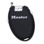 Zatahovací kabelový zámek 4603EURD Master Lock — černý