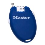 Zatahovací kabelový zámek 4603EURD Master Lock — modrý