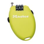 Zatahovací kabelový zámek 4603EURD Master Lock — zelený