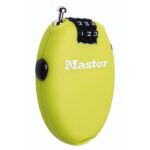 Zatahovací kabelový zámek 4603EURD Master Lock — zelený