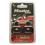 Visací zámek Master Lock TSA — černý (2 ks / blistr)