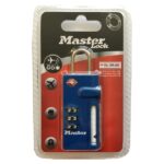 Visací kombinační zámek Master Lock TSA 4693EURDBLU
