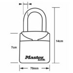 Bezpečnostní mini schránka Master Lock 5406EURD s okem