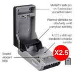 Nástěnná bezpečnostní schránka Master Lock 5481EURD