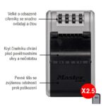 Nástěnná bezpečnostní schránka Master Lock 5481EURD