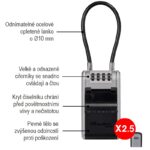 Bezpečnostní schránka Master Lock 5482EURD se závěsným lankem