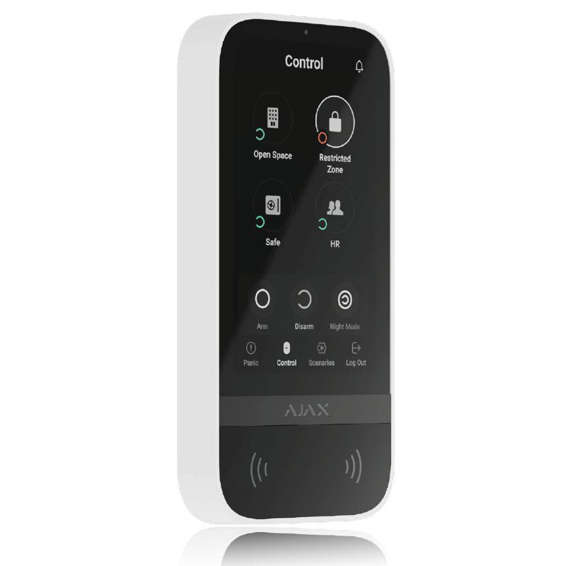 Ajax KeyPad TouchScreen, bílá