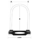 Zámek na kolo Master Lock 8195EURDPROCOLR — 210mm