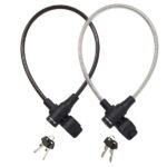 Ocelové lanko na kolo Master Lock 8269EURDPRO_65cm, průhledné