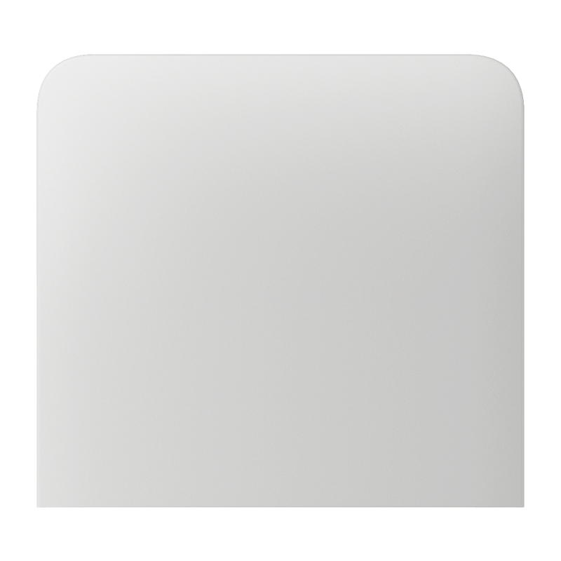 Ajax SideButton (1-gang) vertical — Boční tlačítko, vertikální instalace, bílá