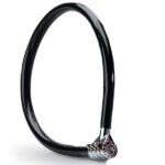 Ocelové kombinační lanko na kolo Master Lock 8631_55cm, zelené